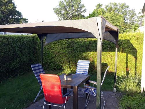 Pet free chalet with green garden in Friesland in Tzummarum
