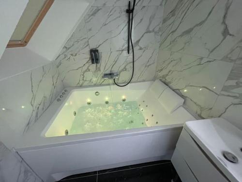 Le Duplex Balnéo Maison climatisée gîte à louer Saint-Martin-du-Tertre