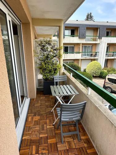 Balkon/terasa, Appart cosy, balcon, parking in Octeville