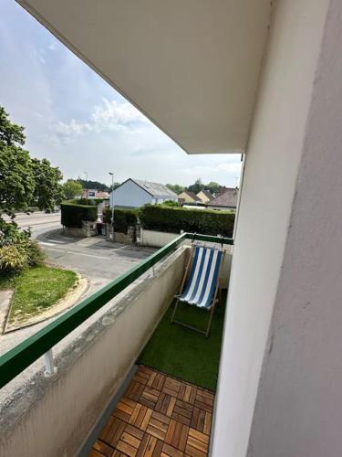 Balkon/terasa, Appart cosy, balcon, parking in Octeville