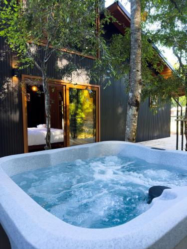 Enarbol Lodge, Hot Tube en terraza, Pucón