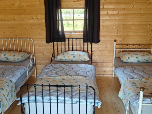 3 twin beds