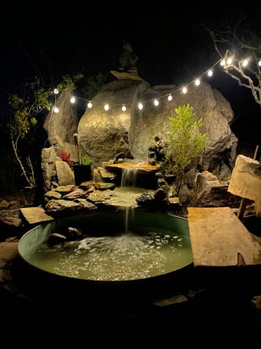 Cabaña Zen Camino al cristal con la mejor vista desde lo alto a bahía de Pichidangui