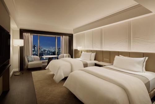 Deluxe City View, Guest room, 2 Double, Tokyo Tower view