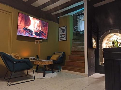 L'Etreinte, gîte de charme avec jacuzzi intérieur et sauna (L'Etreinte, gite de charme avec jacuzzi interieur et sauna) in Guemene-sur-Scorff