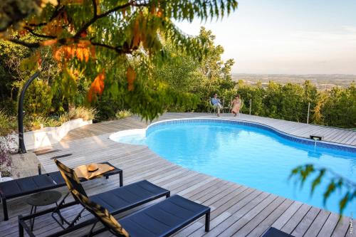 Les Hauts de Jeanvert - Le Cèdre - Piscine - Gaillac - Location saisonnière - Gaillac