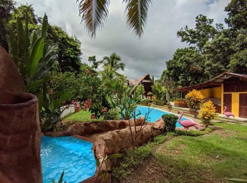 Dārzs, Casa Flamingo in San Felipe de Lara