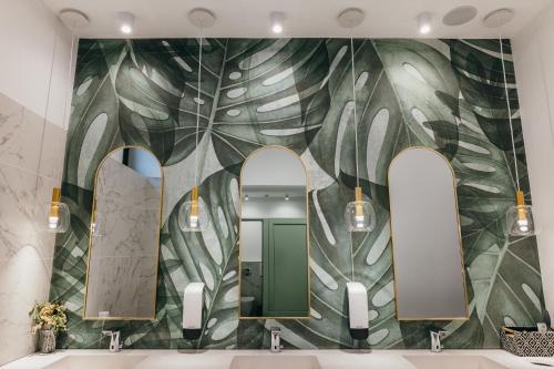 浴室, HOTEL AGORA Mures in 特爾古穆列什