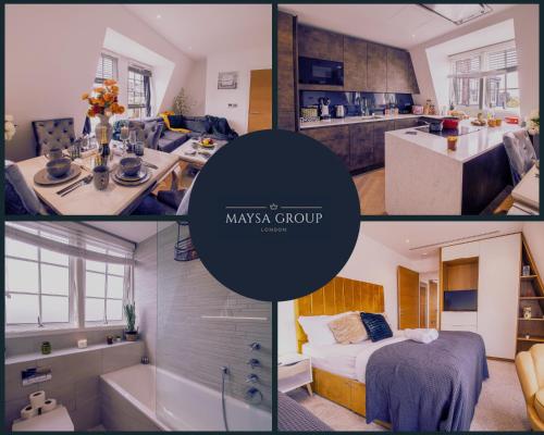 Luxurious 1-Bedroom Penthouse in Marble Arch 71, Londra