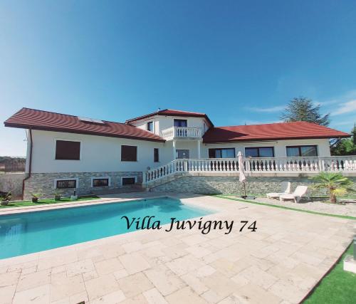 Villa 5*, 15 personnes, Piscine à 20 min de Genève