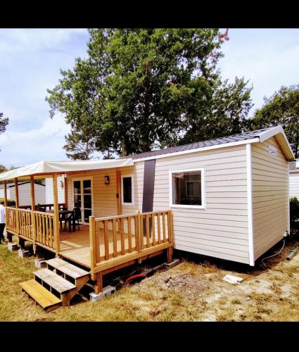 Mobil home dans Camping 4 étoiles - Camping - Pont-Aven
