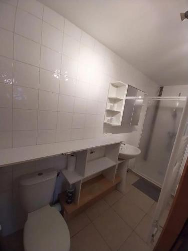 Bathroom, Appartement cosy a Les Belleville 48 m² avec terrasse privee in Les Varcins
