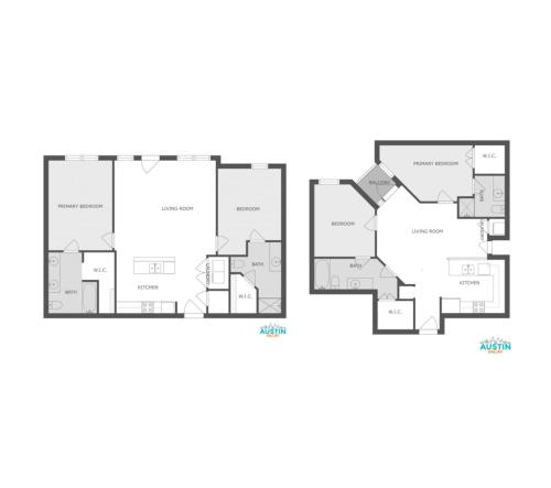 Modern Dual Rentals Near Lady Bird Lake and Downtown in Austin, USA