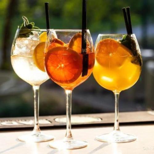 Riverfront Cabins in the garden