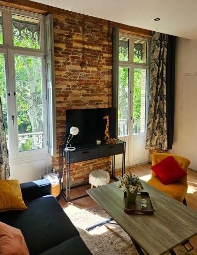 Studio Luxine - 2 personnes - Vue sur le Canal du Midi, Toulouse (Foto 6)
