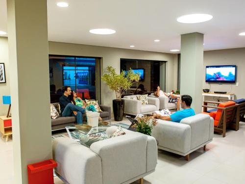 Κοινόχρηστο σαλόνι/χώρος τηλεόρασης, CLH Suites Bonito Centro in Μπονιτο
