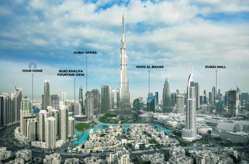 Downtown Oasis Luxury One-bed in Downtown Dubai, Dubái (foto 2)