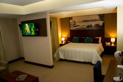 1 king bed, 1 sofa bed