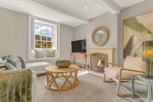 Delt lounge/TV-område, The Stone House in Medbourne