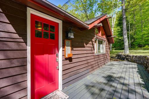 Saranac Lake Cabin with Deck Pets Welcome!