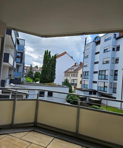 陽台/露台, City-Center Apartment Böblingen mit Balkon,Parking,Smart-TV (City-Center Apartment Boblingen mit Balkon,Parking,Smart-TV) in 伯布林根市中心