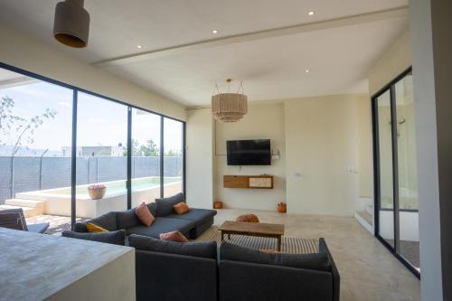 společenská místnost / TV salónek, Casona con alberca privada in Olimpo