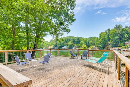 Waterfront Lake Lure Home with Loft and 2-Story Deck! - image 13