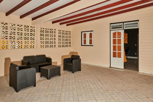 Μπαλκόνι/βεράντα, Gîte de vieux fort (Gite de vieux fort) in Σεντ-Λούις