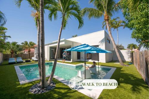 House by the Beach Heated Pool Lush Neighborhood Tranquility Lighthouse Key RESlDENCES in Pompano Beach, USA