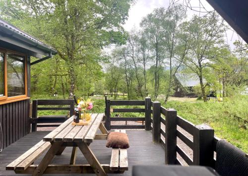 Balkons/terase, Seil Log Cabin in Inverinan Beag