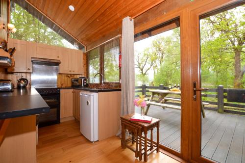 virtuve, Seil Log Cabin in Inverinan Beag