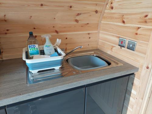 ห้องครัว, High Whashton Springs Glamping Pod, Richmond Yorks in วอชตัน