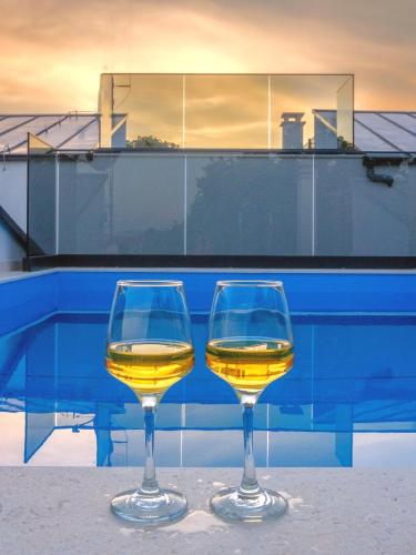 "Golden Sky"Rooftop Pool Villa – khách sạn tại Vodice