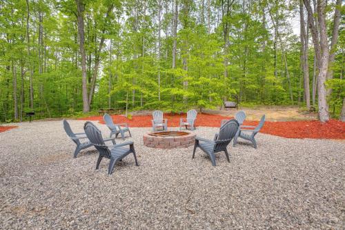 Michigan Retreat with Fire Pit and Grill, Near Lakes!