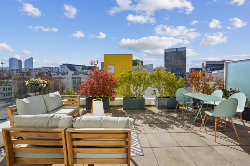 Duplex 3 chambres grande terrasse dernier étage - Location saisonnière - Nanterre