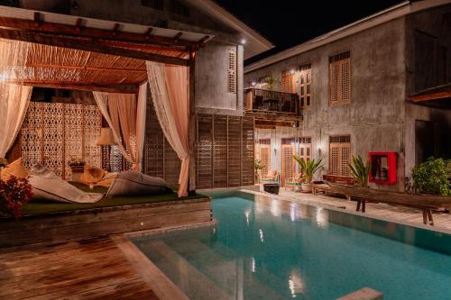 A szálláshely kívülről, House of Passion Amphawa in Amphawa