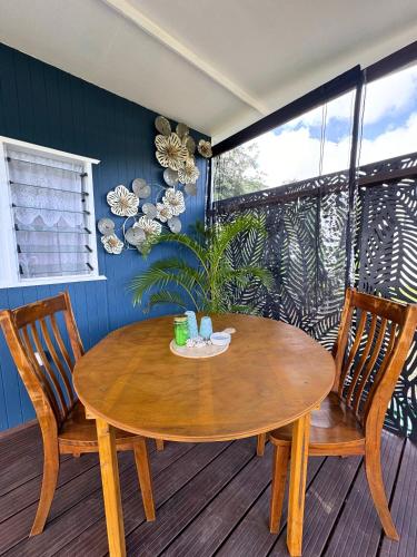 شرفة/ تراس, Sharnytas Studio AIR CONDITIONED in Arorangi