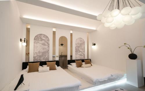 Moment Home-Jing'an Temple near the subway, private yard Townhouse garden villa,2 king-size beds, Shanghái (foto 7)