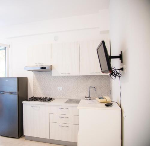virtuve, Residence Hotel Villa Mare in Rio Nell' Elba