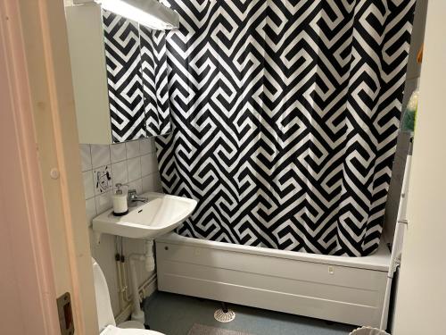 dusch, Centralt radhus in Bojardalen