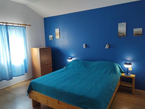 Blue apartment