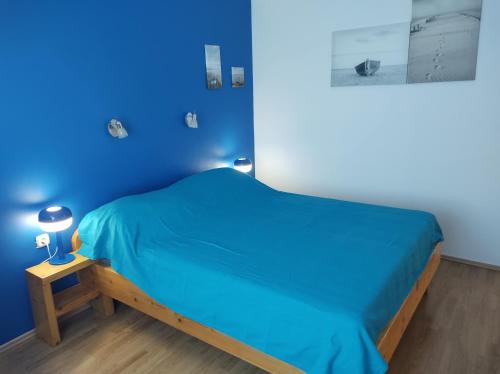 Blue apartment