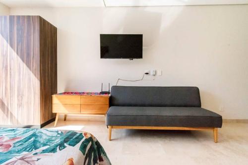 Cozy Studio in Aldea Zamá 10 min from the Beach in Tulum, Mexico