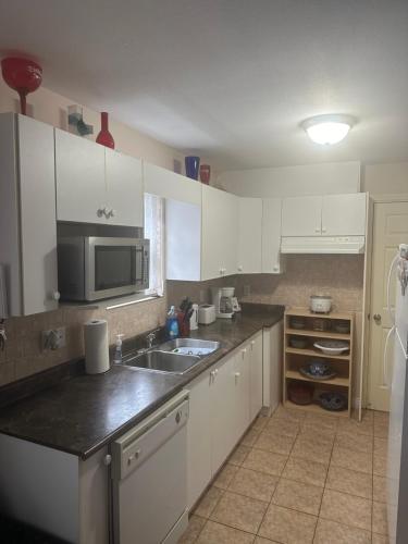 Cocina, Clean and Quiet 2 bdr 2 bthr private entrance entire guests suite near Coquitlam Center mall and sky in Coquitlam (BC)