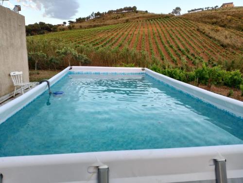 Villa Bonifato vista sulle campagne e sul mare siciliano alloggio per uso turistico