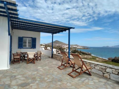 Beachfront Villa Gia Paros – khách sạn tại Chrysi Akti