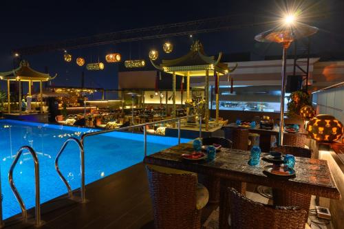 balkon/terras, Hotel Maharaja Regency in Ludhiana