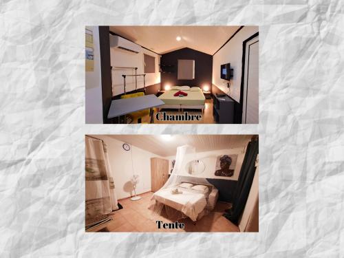 Le Paradis des Petits Voyageurs (Le Paradis des Petits Voyageurs - Maison d'Hotes comprenant 1 Chambre et 1 Tente independants a 2km ) in เลอ ยามัน