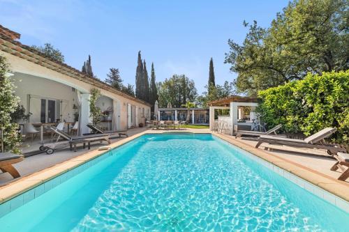 Villa & Loft climatisés,piscine privée chaufffée, Fitness,proche Cannes, Grasse - Location, gîte - Montauroux