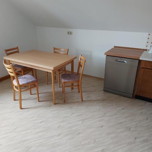 Kitchen, Ferienwohnung am Berg in Wiesent